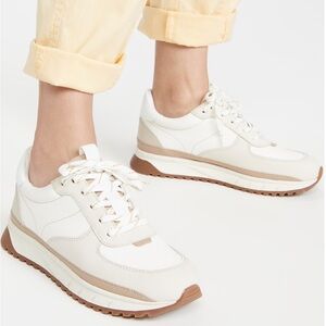 Madewell Kickoff Trainer Sneakers in Neutral Colorblock Leather size 9.5